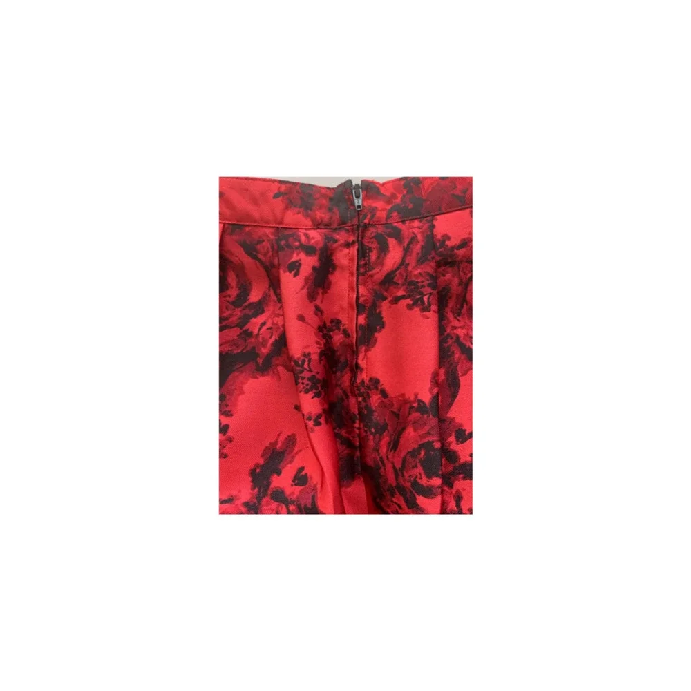 I.N. San Francisco Floral Pleated Mini Skirt Size 9